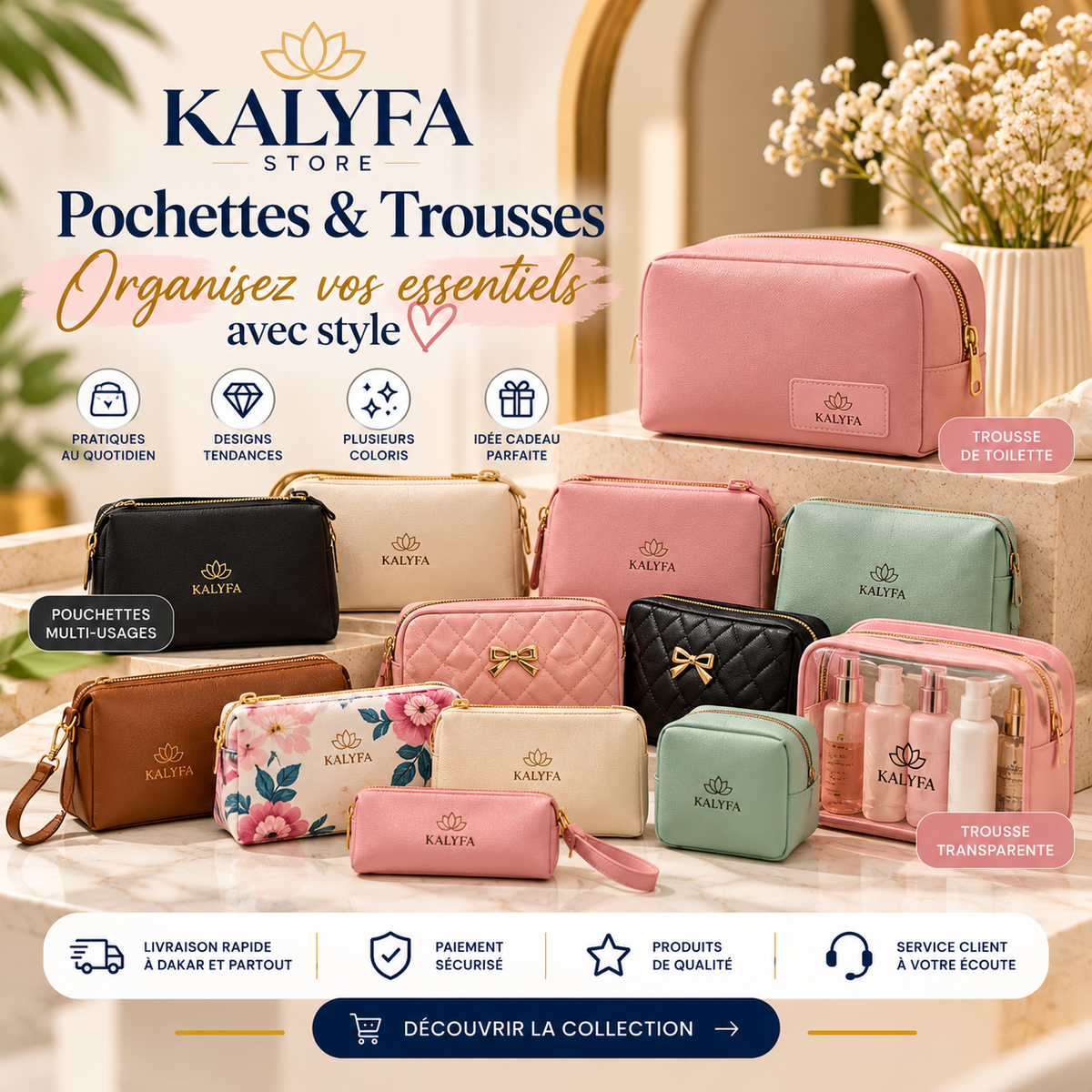 Pochettes et trousses